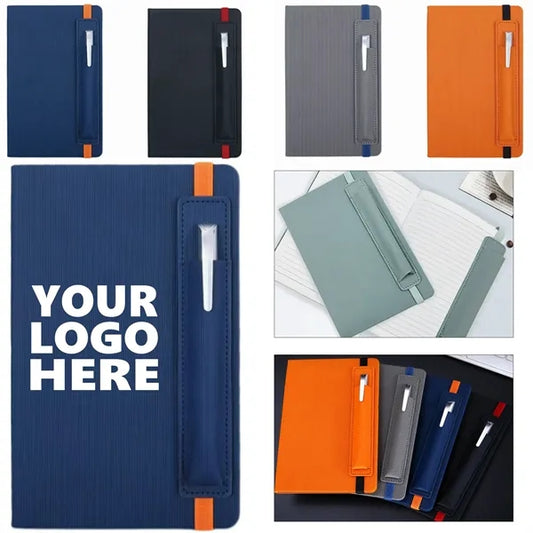 Portable A5 Notebook with Pen Slot