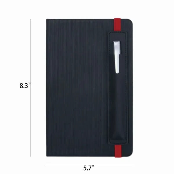 Portable A5 Notebook with Pen Slot