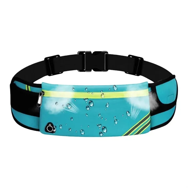 Nylon Sports Reflective Waist Bag