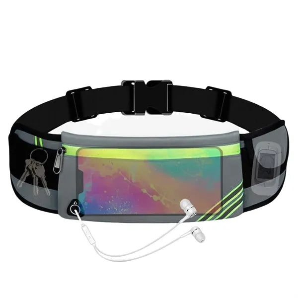 Nylon Sports Reflective Waist Bag