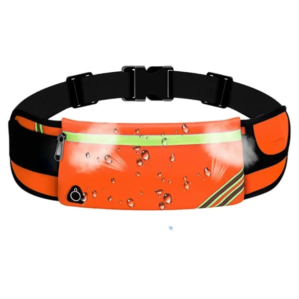 Nylon Sports Reflective Waist Bag