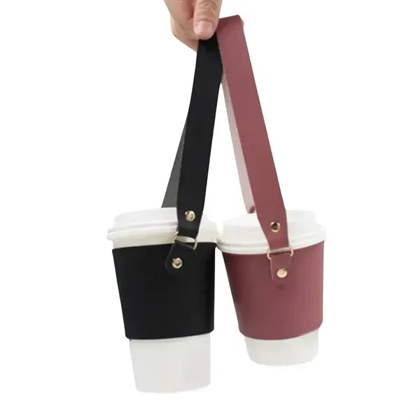 Leather Anti scald Water Bottle