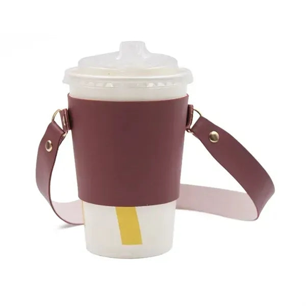 Leather Anti scald Water Bottle