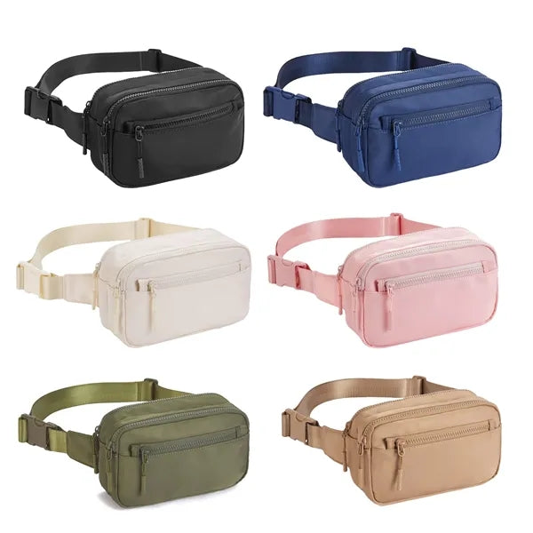 Nylon Multi-Compartment Waist Storage Bag