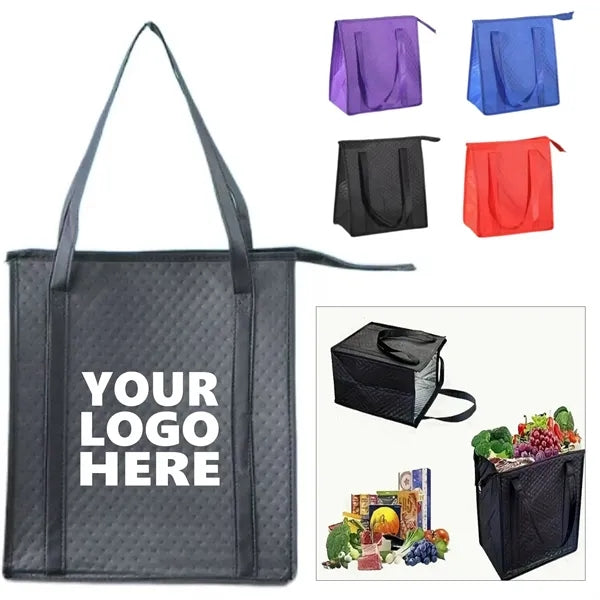 Eco-Friendly Insulated Non-Woven Grocery Tote Bag