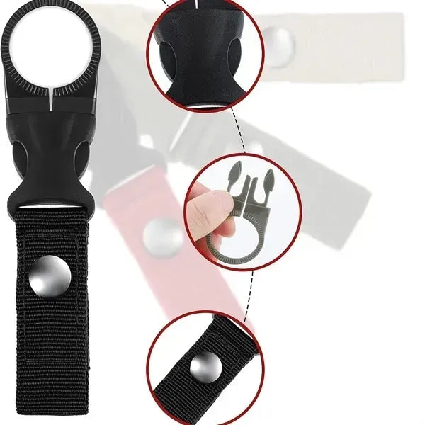 Belt Backpack Hanger Clip for Bottle