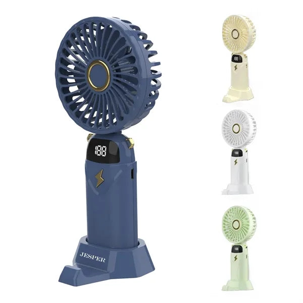 Digital Display Foldable Handheld Fan