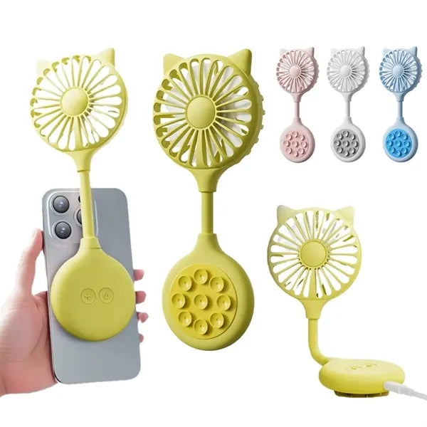 Suction Cup Mini Fan with Cat Ear
