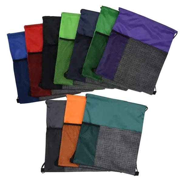 Etched Pocket Drawstring Sportpack