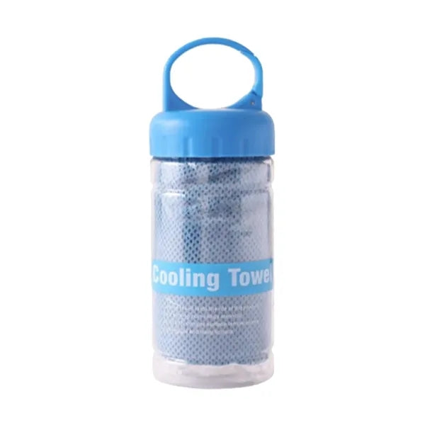 Absorbent Quick Drying Cooling Towel w/ Bottle