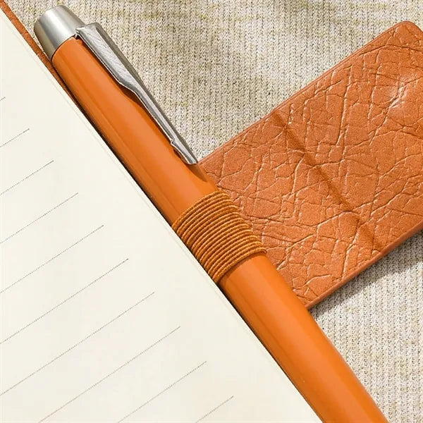 A5 PU Leather Magnetic Snap Notebook
