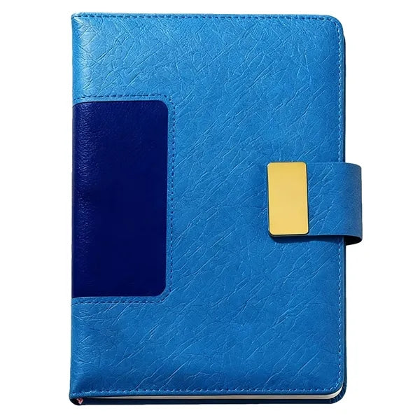 A5 PU Leather Magnetic Snap Notebook
