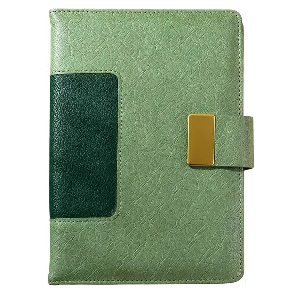 A5 PU Leather Magnetic Snap Notebook