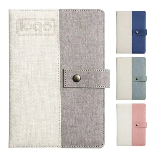 A5 PU Leather Magnetic Snap Notebook