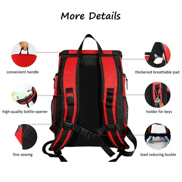 Premium 28L Large Capacity Picnic Cooler Backpack
