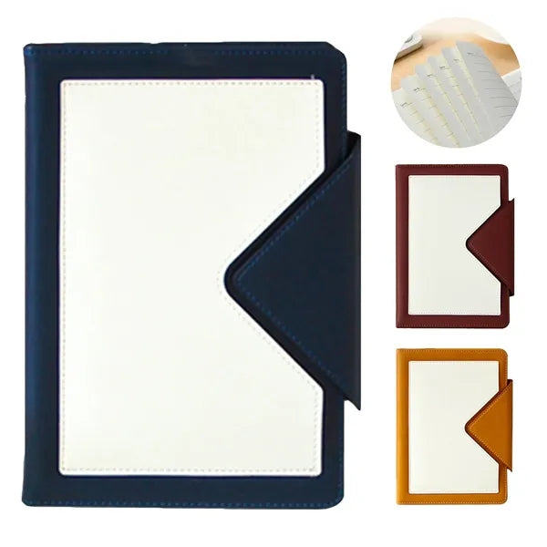 A5 Magnetic Buckle PU Leather Cover Notebook