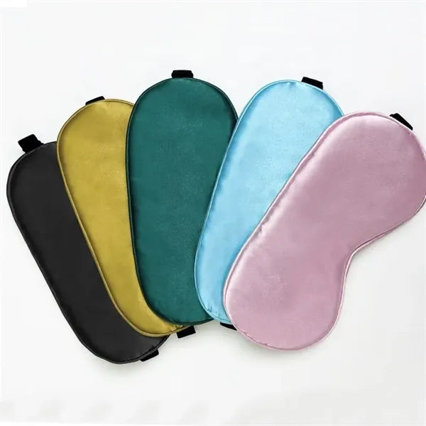 Colorful Satin Silky Eye Mask Travel Sleep Mask