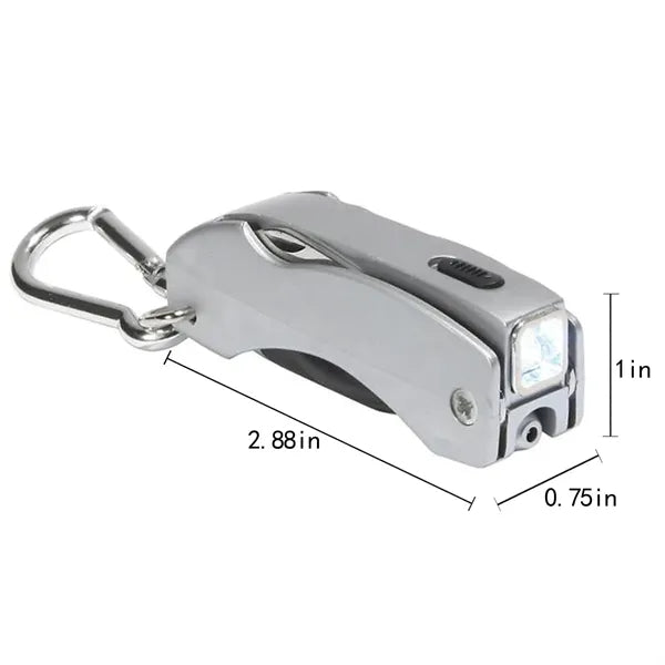 4-in-1 Multifunction LED Bottle Opener Folding Knife