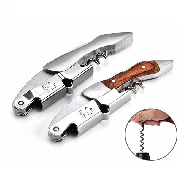 Professional Rosewood Handle Wine Bottle Opener