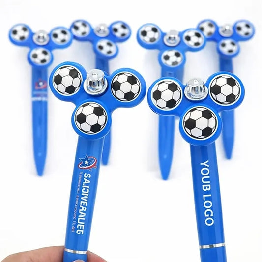 Creative Candy-Colored Three-Leaf Rotary plastic pen