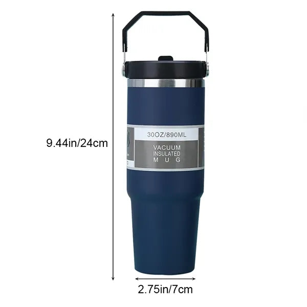 30oz Stainless Steel Water Bottle Double Wall Insulated