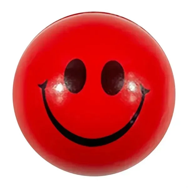 Eco Friendly 4cm Yellow PU Smiley Stress Balls