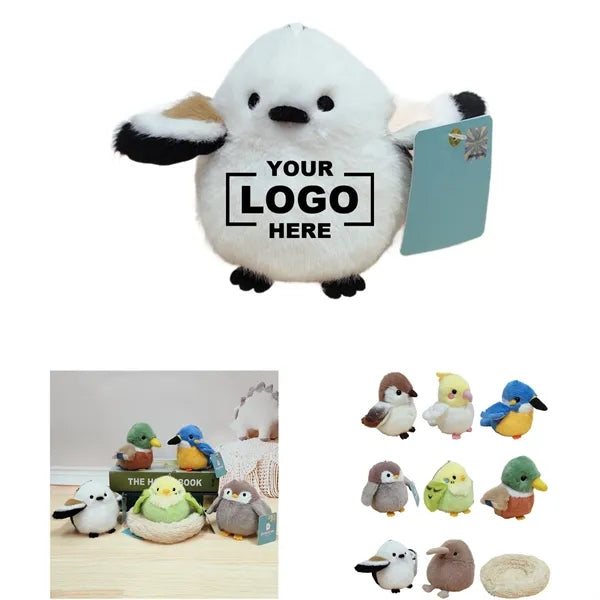 5-Inch Avian Plush Keychain
