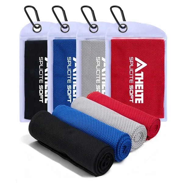 Cooling Towel With PVC Zip Pocket