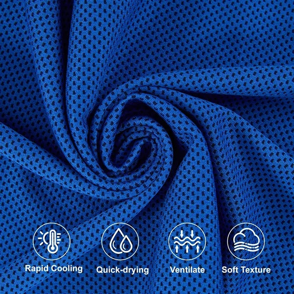 Cooling Towel With PVC Zip Pocket