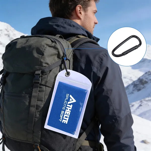 Cooling Towel With PVC Zip Pocket