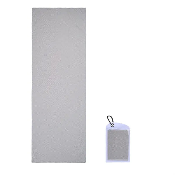 Cooling Towel With PVC Zip Pocket