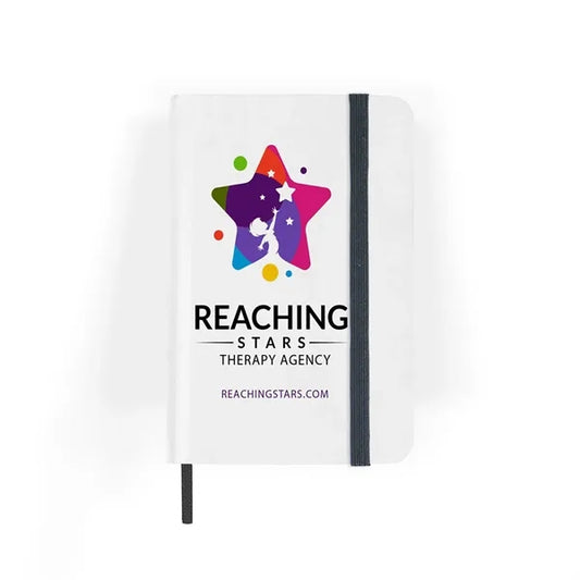 White Executive Jotter With Cardboard Finish