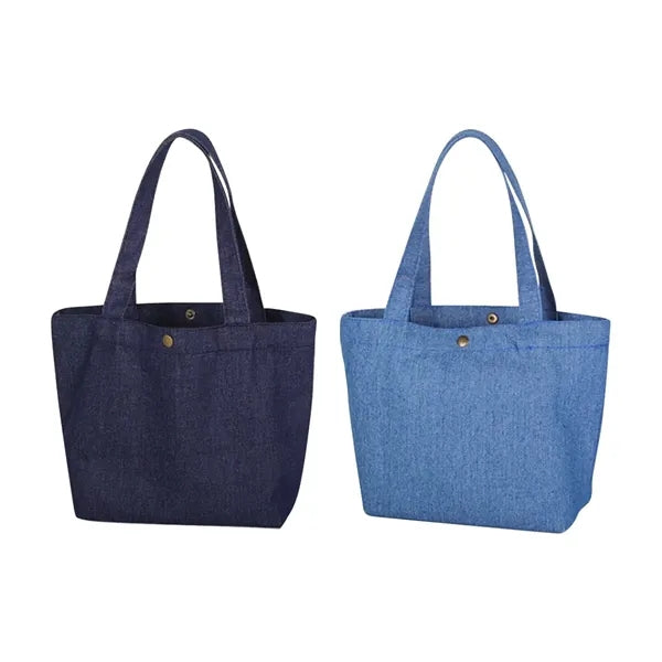 Classic Heavy Duty Denim Cotton Canvas Tote Bag Shopper