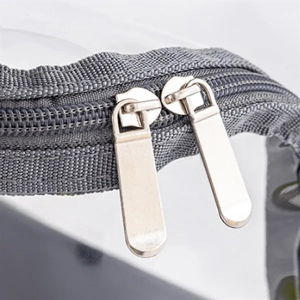 Clear Window Crossbody Cosmetic Utility Tote