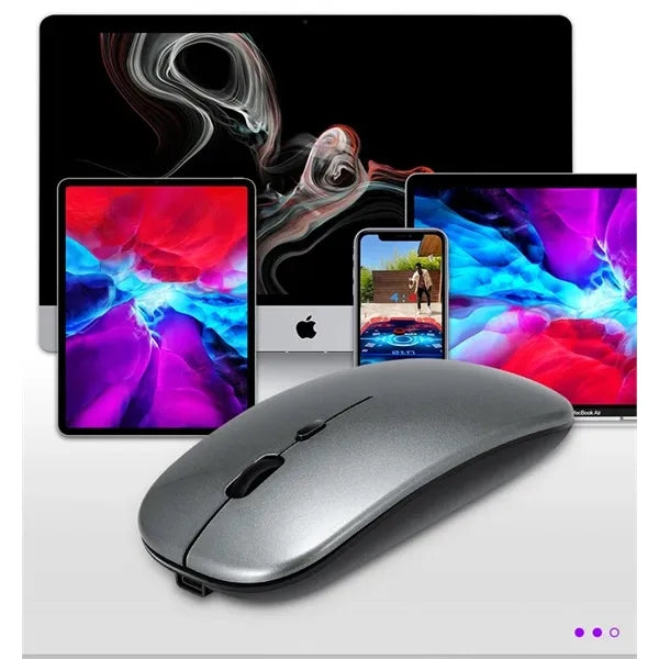 Slim Bluetooth Dual-Mode Wireless Mouse