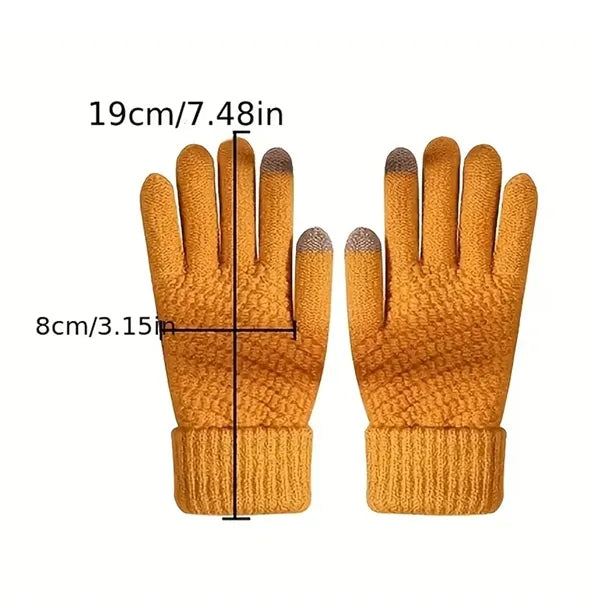 Knitted Windproof Warm Touchscreen Winter Gloves