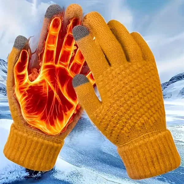 Knitted Windproof Warm Touchscreen Winter Gloves