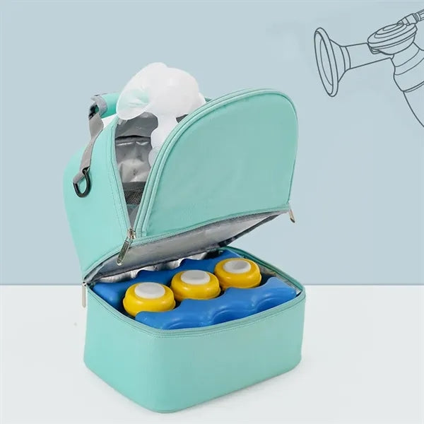 Insulated Breast Milk Storage Cooler Backpack With Strap