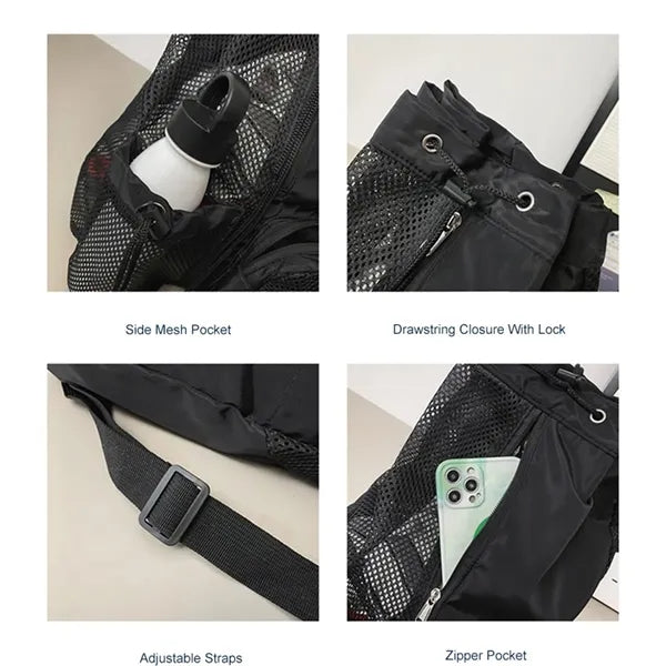 Mesh Drawstring Backpack