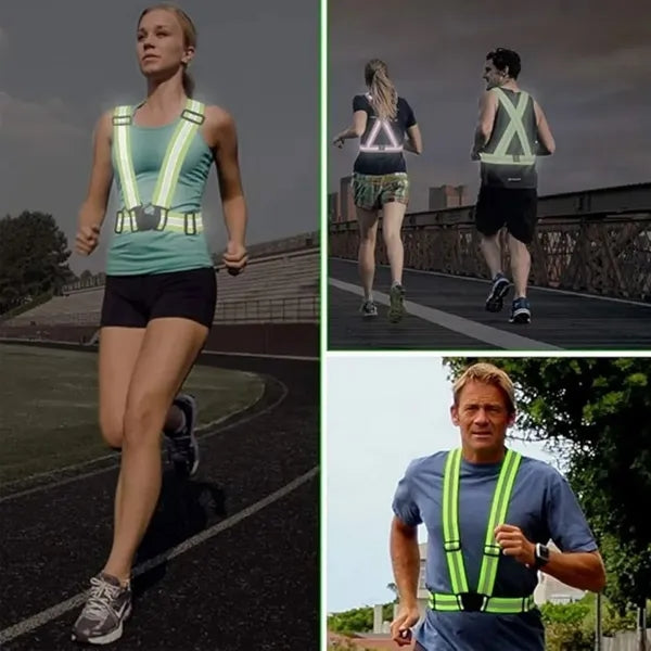 Reflective Safety Vest High Visibility Outdoor Sports Gear
