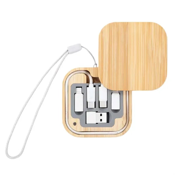 Bamboo 5 In 1 Fast Charging Cable Set