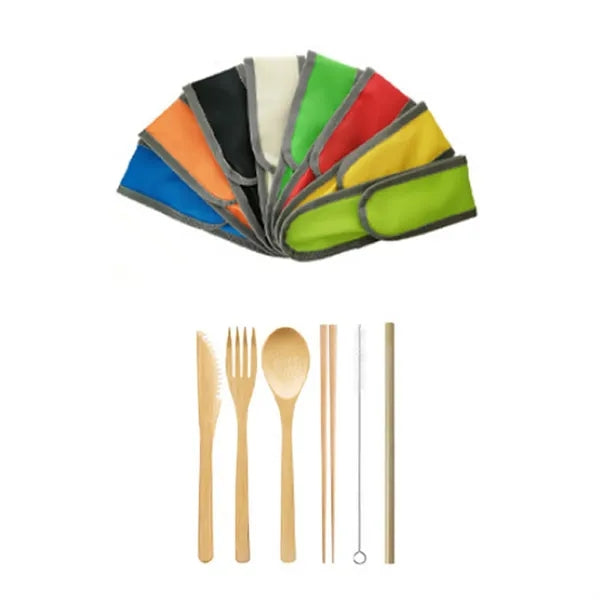 Portable Bamboo Cutlery Set