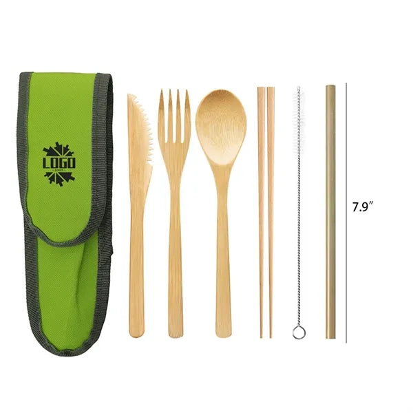 Portable Bamboo Cutlery Set