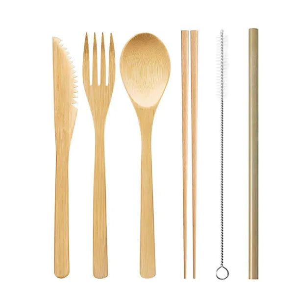 Portable Bamboo Cutlery Set
