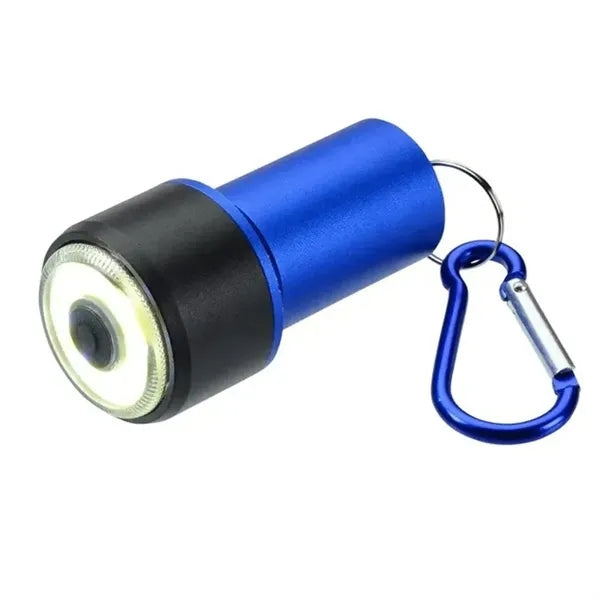 Mini COB Flashlight with Carabiner