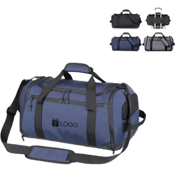 35L Men Independent Shoe Compartment Duffel Bag Luggage Stra