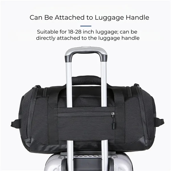 35L Men Independent Shoe Compartment Duffel Bag Luggage Stra