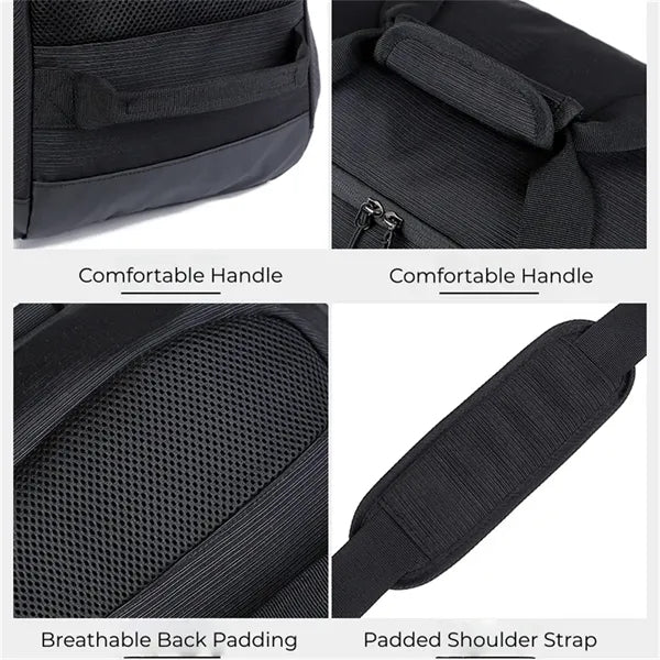 35L Men Independent Shoe Compartment Duffel Bag Luggage Stra