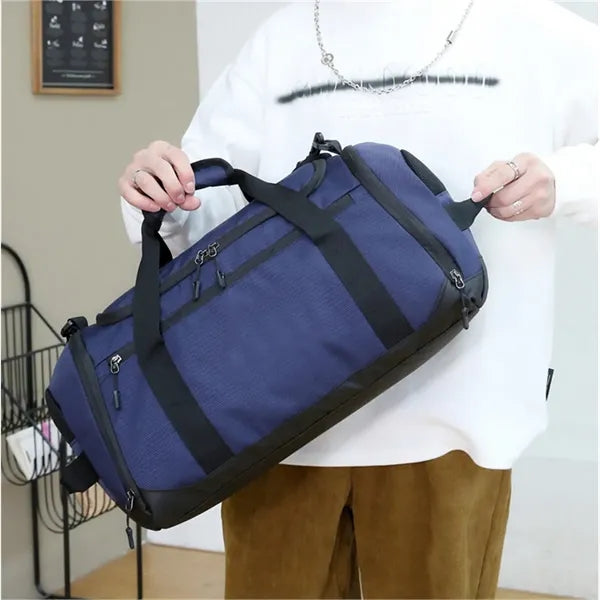 35L Men Independent Shoe Compartment Duffel Bag Luggage Stra