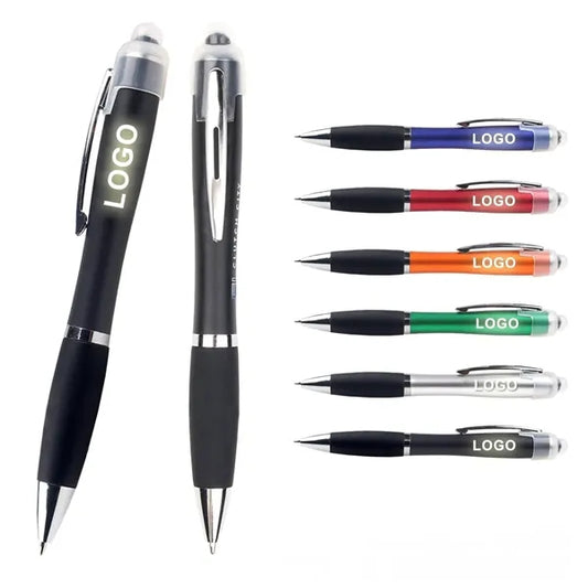 Multi-Function LED Light Touch Screen Ballpoint Pen